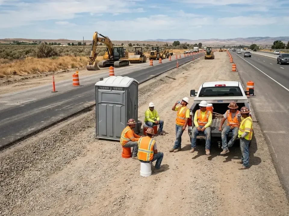 highway-road-construction-crew-007 — frequently asked questions, Porta Potty and Restroom Rentals in South Miami, FL